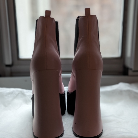 Pink Platform Boots - Picture 6 of 8